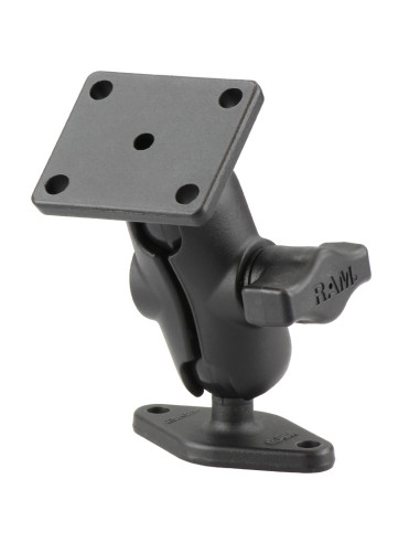 RAM® Double Ball Mount with 2-Hole & 4-Hole AMPS Plates - Short