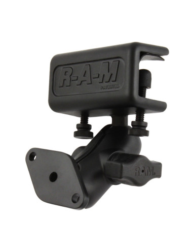 RAM® Glare Shield Clamp Mount with Diamond Plate