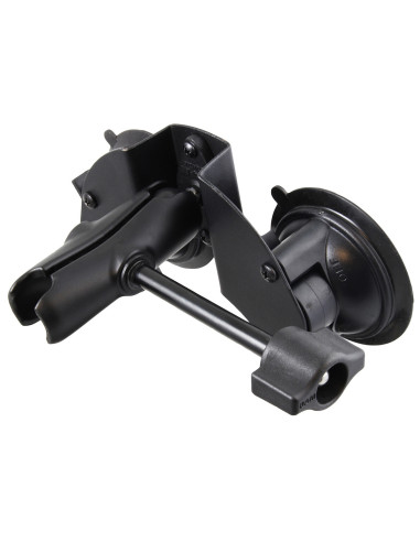 RAM® Twist-LockT Dual Suction Cup Base with Socket Arm & Retention Knob