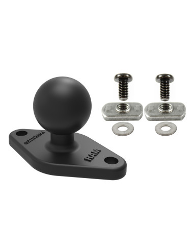 RAM® Ball Adapter with Flat Panel Mounting Hardware - 3/8" Screws