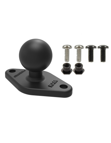 RAM® Diamond Ball Adapter with Hardware for Delphi & Sirius Radios