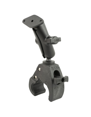 RAM® Tough-ClawT Medium Clamp Mount with Diamond Plate