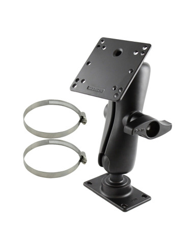 RAM® Double Ball Mount with 100x100mm VESA Plate & 50x100mm VESA Plate