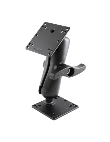 RAM® Double Ball Mount with Two 100x100mm VESA Plates and Large Knob