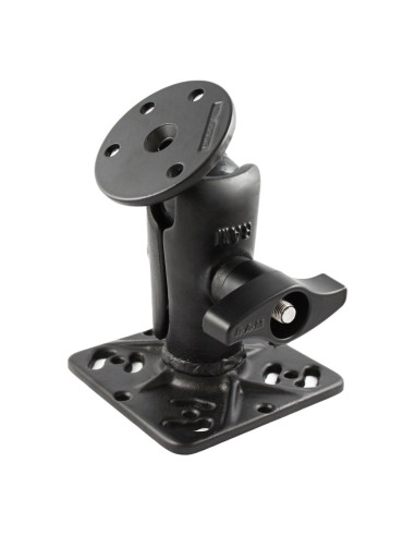 RAM® Drill-Down Mount with Single Socket Arm & Large Round Plate