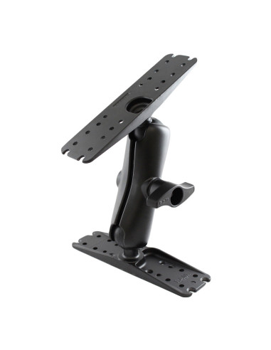 RAM® Double Ball Mount with Two Large Marine Electronic Plates