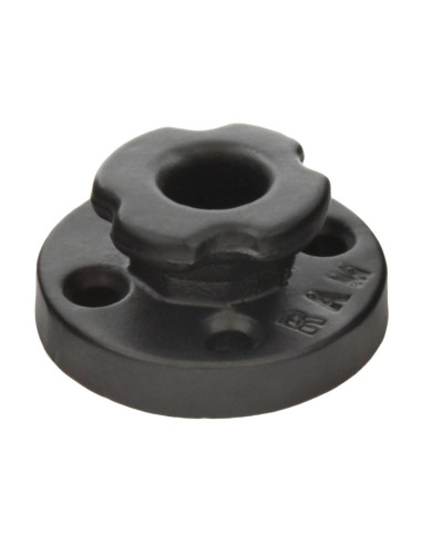 RAM® Round Base Adapter with Large Aluminum Octagon Button