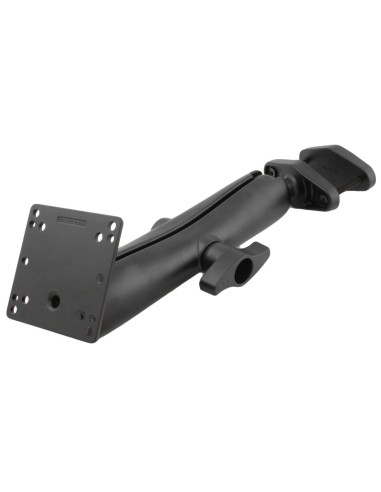 RAM® 4" Square Post Clamp Mount with 100x100mm VESA Plate