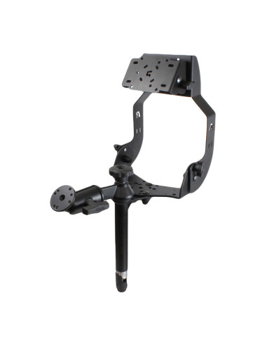 RAM® MDT Display Mount with Single Swing Arm and 8" Upper Pole