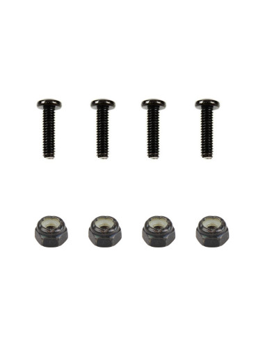 RAM® Hardware Pack Four n8-32 x 5/8" Screws & Four Nylock Nuts