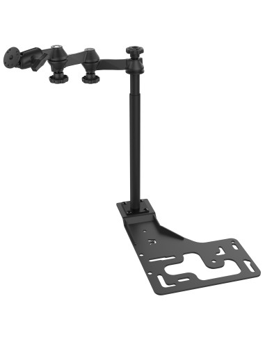 RAM® No-DrillT Universal Mount for Heavy Duty Trucks - Triple Swing Arm