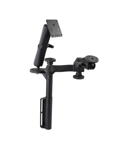 RAM® Vertical Drill-Down Mount with Swing Arms and Double Ball Mount