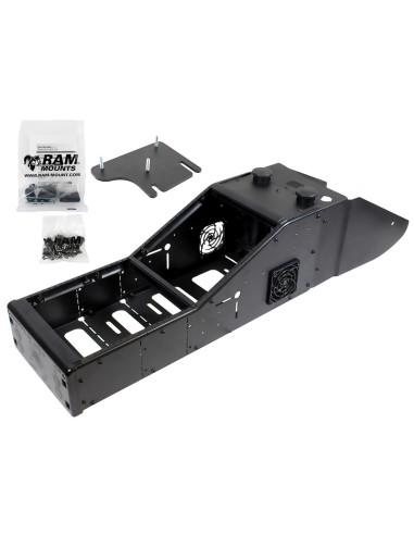 RAM® Tough-BoxT Angled Console with Dodge Charger (Police) Fairing