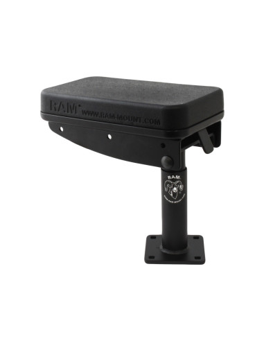 RAM® Tough-BoxT Console Telescoping Armrest with 5" Lower Pole