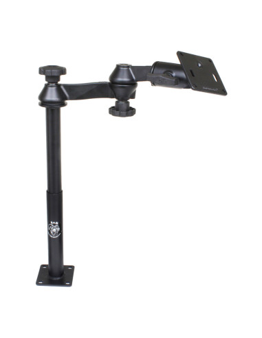 RAM® Tele-PoleT with 12" & 9" Poles, Swing Arms & 75x75mm VESA Plate