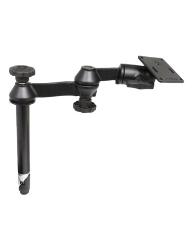 RAM® 8" Upper Pole with Double Swing Arms & 75x75mm VESA Plate