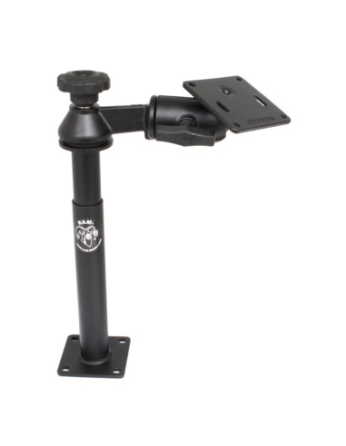 RAM® Tele-PoleT with 8" & 9" Poles, Swing Arm & 75x75mm VESA Plate