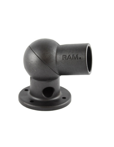 RAM® Adjustable Angle Base with Round Plate and PVC Pipe Socket