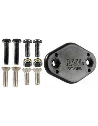 RAM® EZY-MountT Quick Release Recessed Male Adapter