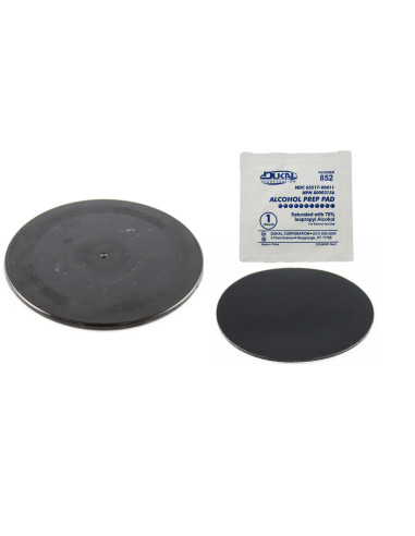 RAM® Black 3.5" Adhesive Plate for Suction Cups