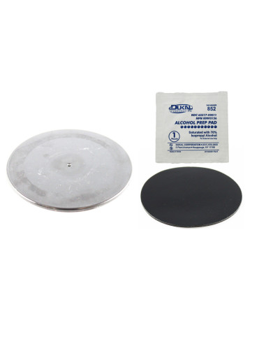 RAM® Clear 3.5" Adhesive Plate for Suction Cups