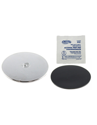 RAM® Clear 3" Adhesive Plate for Suction Cups