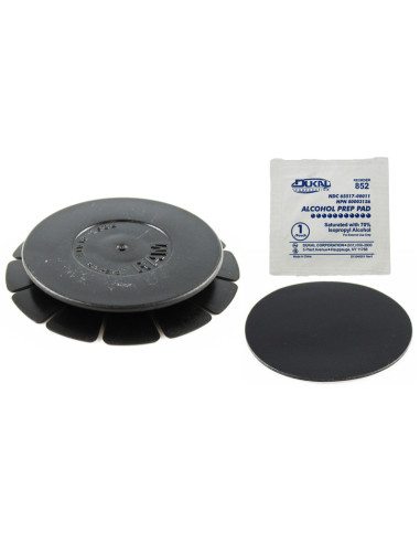 RAM® Black Rose Adhesive Plate for Suction Cups