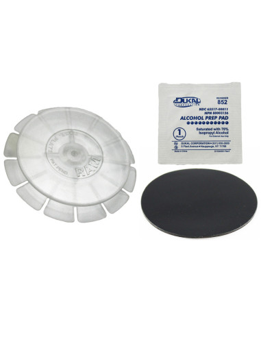 RAM® Clear Rose Adhesive Plate for Suction Cups