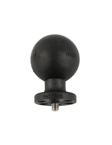 RAM® Ball Adapter with 1/4"-20 Threaded Stud for Action Cameras - C Size