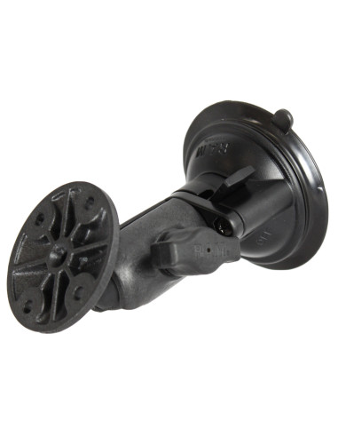 RAM® Twist-LockT Swivel Suction Cup Mount with Round Plate