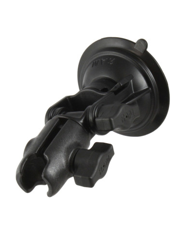 RAM® Twist-LockT Composite Suction Cup Ratchet Mount with Socket Arm