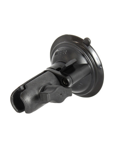 RAM® Twist-Lock Composite Swivel Suction Mount with Socket Arm