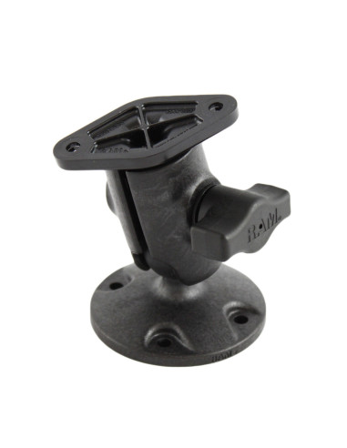 RAM® Composite Single Ball Mount with Round Plate