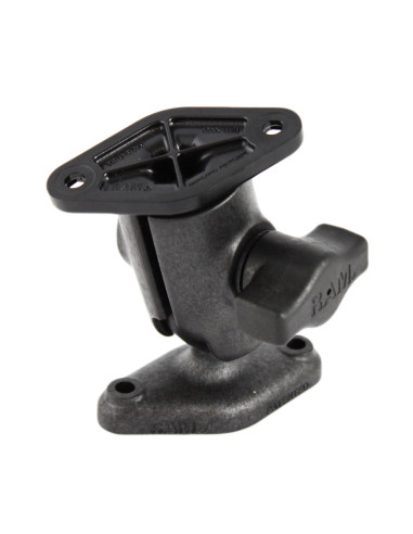 RAM® Composite Single Ball Mount with Diamond Plate