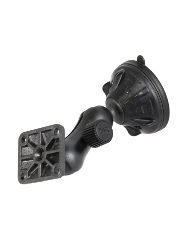 RAM® Twist-LockT Low-Profile Suction Cup Mount with AMPS Hole Pattern