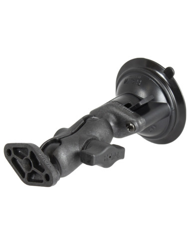 RAM® Twist-LockT Composite Suction Cup Double Ball Mount - Short