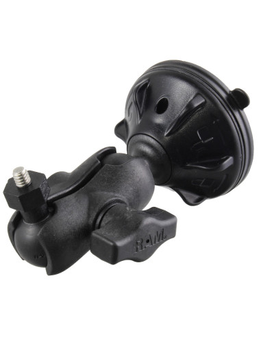 RAM® Twist-LockT Low-Profile Suction Mount with 1/4"-20 Camera Adapter