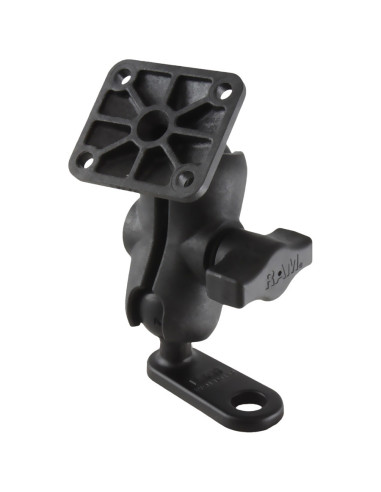 RAM® Double Ball Mount with 11mm Bolt Head Adapter and AMPS Plate