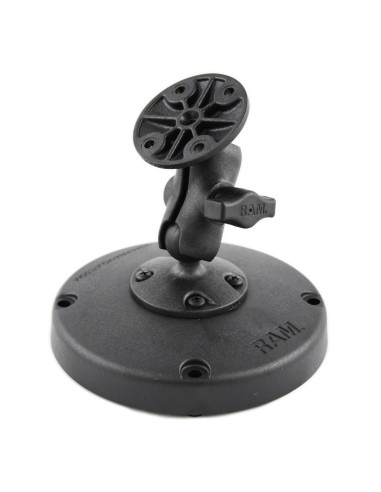 RAM® Composite Platform Double Ball Mount with Round Plate