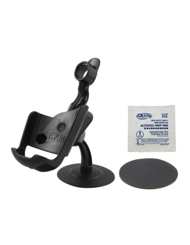 RAM® Lil BuddyT Adhesive Dash Mount for Garmin Astro 220, GPS 60 + More