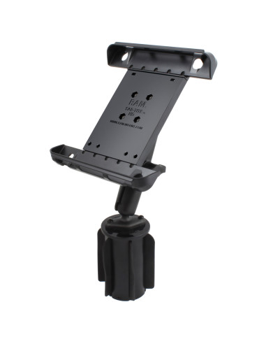 RAM® Tab-TiteT Holder with RAM-A-CANT II Cup Holder Mount for iPad 1-4