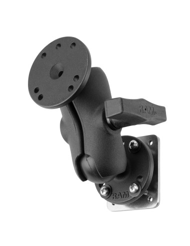 RAM® Drill-Down Dashboard Mount with Backing Plate - C Size Short