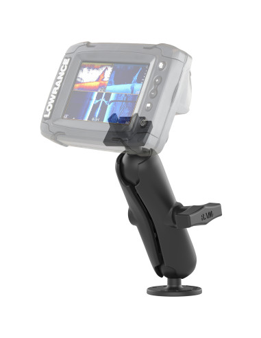 RAM® Double Ball Mount for Lowrance Elite-5 & Elite-7 Ti + More