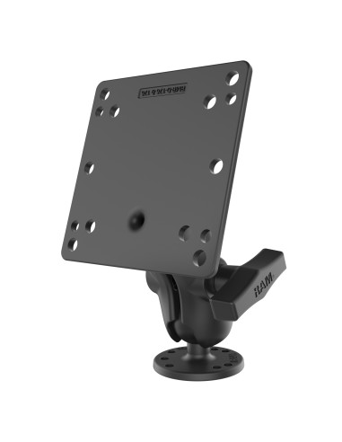 RAM® Double Ball Mount with 100x100mm VESA Plate - C Size Short