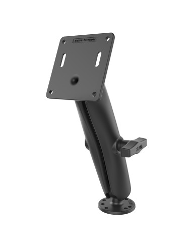 RAM® Double Ball Mount with 75x75mm VESA Plate - C Size Long