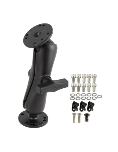 RAM® Double Ball Mount with Unified Barcode Hardware