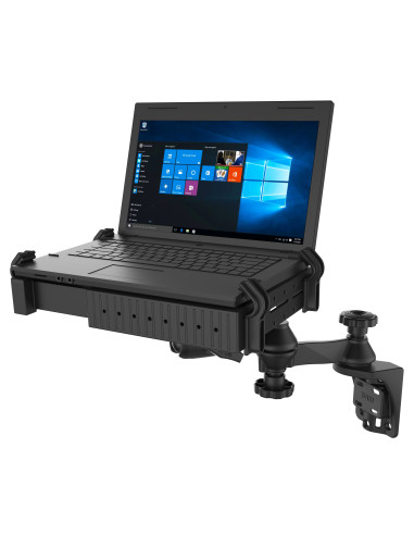 RAM® Tough-TrayT Laptop Holder with Vertical Swing Arm Mount