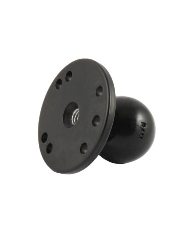 RAM® Ball Adapter with Round Plate and 3/8"-16 Threaded Hole