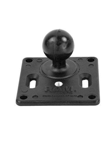 RAM® 75x75mm VESA Plate with Ball and 3/8"-16 Threaded Hole