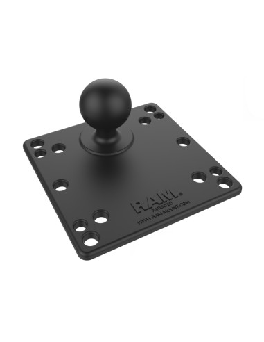 RAM® 100x100mm VESA Plate with Ball - C Size No Spacers